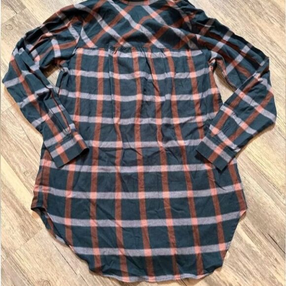 Target Knox Rose Long Sleeve Shirt Top Plaid Button Down small size Nwot - Picture 8 of 12